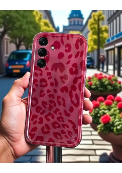 Samsung Galaxy S25 Uyumlu Leopar Desenli Zebana Luxe Silikon Kılıf