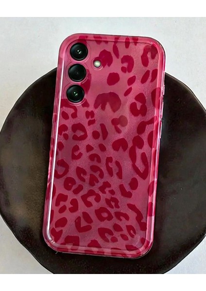 Samsung Galaxy A34 Uyumlu Leopar Desenli Zebana Luxe Silikon Kılıf modelleri