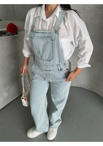 Denim Salopet Tulum Rahat Kesim fiyatları