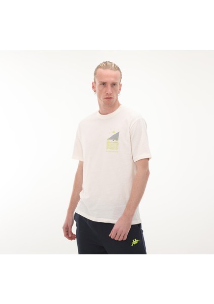 Authentic Spacetime T-Shirt Erkek Beyaz Regular Fit Tişört modelleri