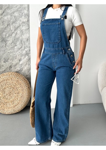 Denim Salopet Tulum Rahat Kesim fiyatları
