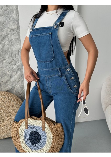 Denim Salopet Tulum Rahat Kesim modelleri