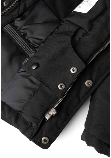 NKMSNOW10 Jacket Solıd Siyah Erkek Çocuk Mont fırsatları
