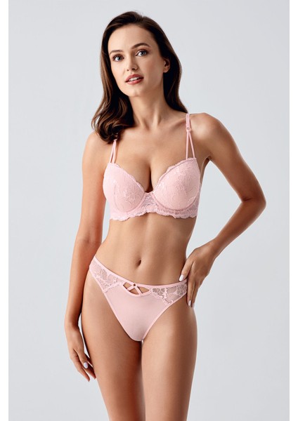 Kadın B Cup Destekli Sütyen Külot Takım , 334171
