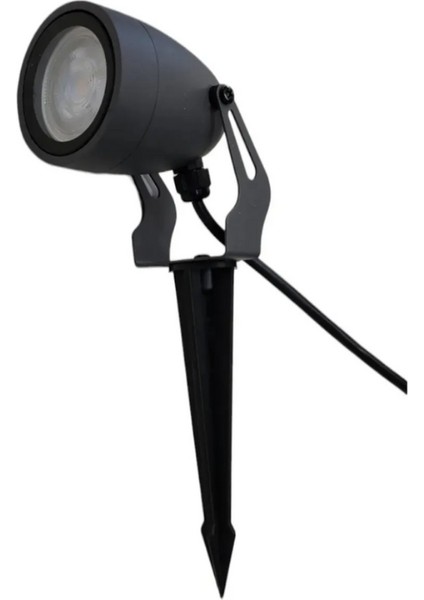 Liverpool Çim Spike Spot – Antrasit Dış Mekan GU10 Bahçe Spot Armatürü