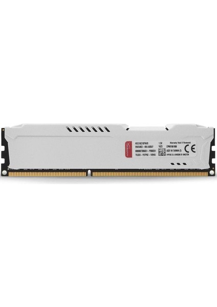 Kingston White Ddr3 1600MHZ HX316C10FW/8 CL10 Masaüstü Ram Bellek
