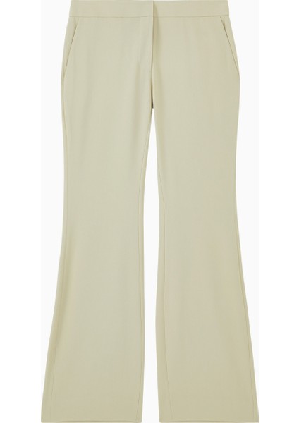 Abadıa San Pants, Yüksek Bel Geniş Paça Pantolon, Rahat ve Sürdürülebilir Tasarım