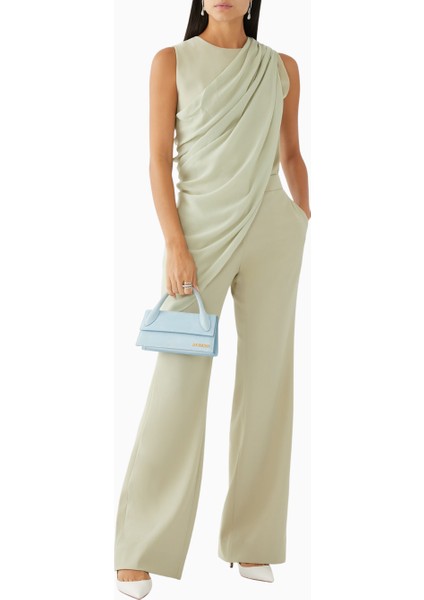 Abadıa San Pants, Yüksek Bel Geniş Paça Pantolon, Rahat ve Sürdürülebilir Tasarım modelleri