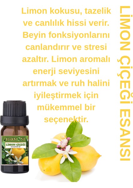 Limon Çiçeği Esansiyel Uçucu Koku 10ML Difüzör Esansı Buhurdanlık Yağı ve Oda Kokusu fiyatları