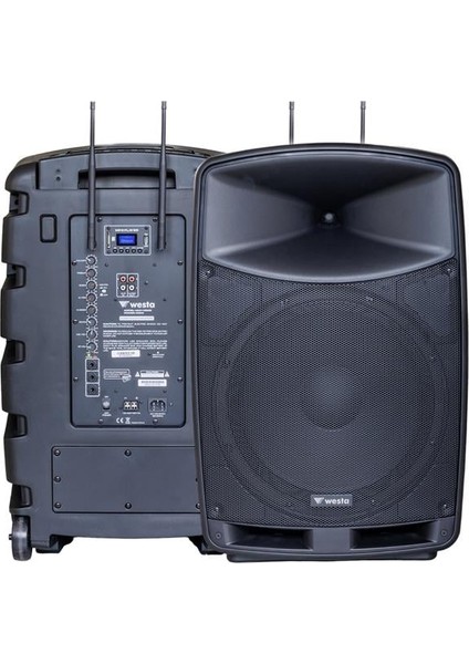 WAP-15505 400WATT 15' Şarjlı Taşınabilir Hoparlör fiyatları