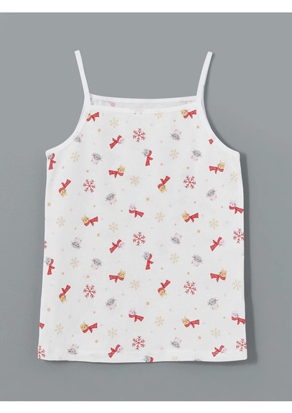 Lcw Kids Beyaz Kare Yaka Kız Çocuk Atlet 2'li modelleri