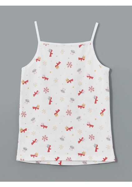 Lcw Kids Beyaz Kare Yaka Kız Çocuk Atlet 2'li fırsatları