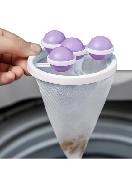 SN-26621 Çok Fonksiyonlu Çamaşır Makinesi Için Yıkanabilir Mor Toz Tüy Toplayıcı modelleri