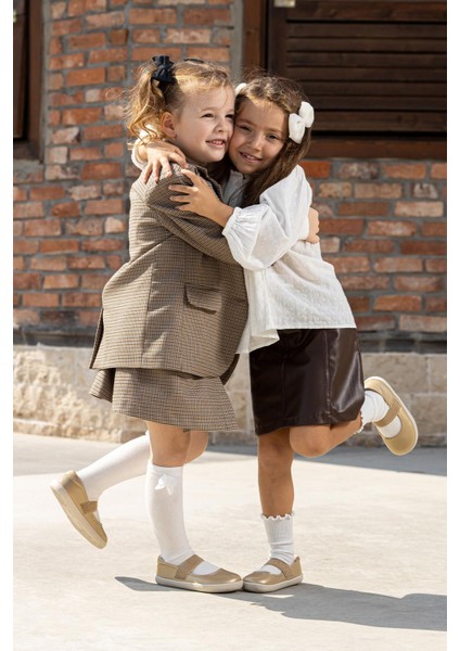 Smart Walker Mary Jane Havalı Siyah Barefoot Kız Babet Ayakkabı indirimleri