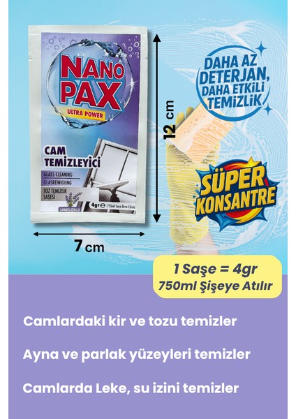 Cam Temizleyici 750 ml Sprey + Yedek Saşe fırsatları