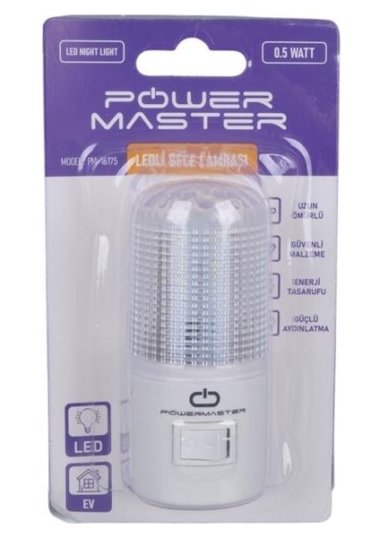 QL-102 Ledli Anahtarlı Gece Lambası (0.5 Watt Saatte) modelleri