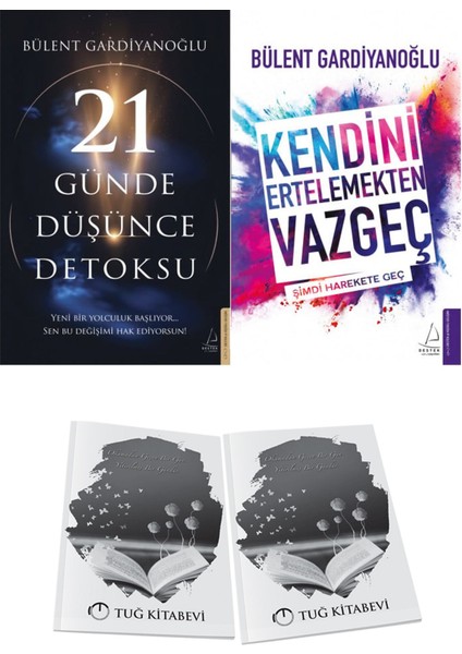 21 Günde Düşünce Detoksu ve Kendini Ertelemekten Vazgeç + Hediyeli