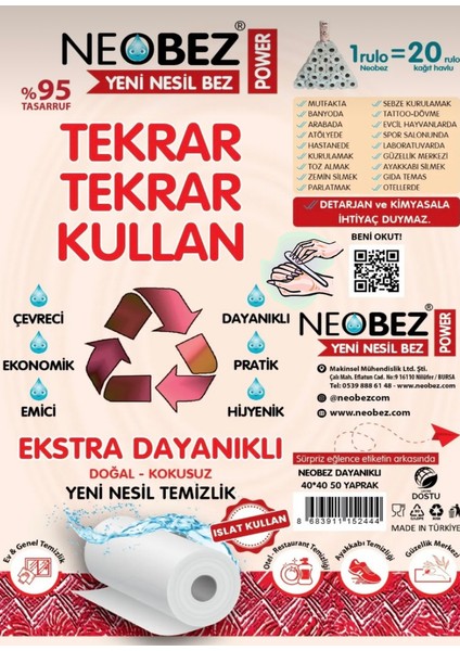 Güzellik Merkezleri için Dayanıklı Yeni Nesil Bez i 40CM*40CM 50 Yaprak 4 Lü Paket fiyatları