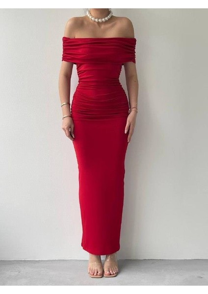 Milan Madonna Yaka Kalem Elbise L-Altın fiyatları