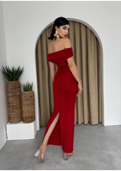 Milan Madonna Yaka Kalem Elbise L-Altın fırsatları