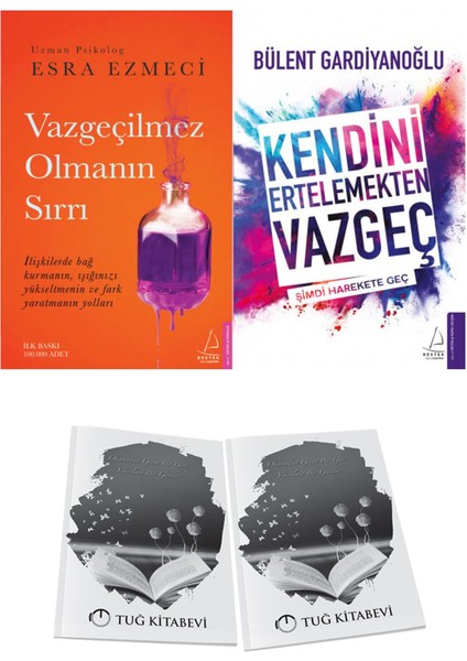 Vazgeçilmez Olmanın Sırrı ve Kendini Ertelemekten Vazgeç + Hediyeli