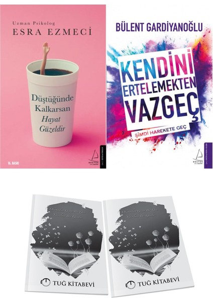 Düştüğünde Kalkarsan Hayat Güzeldir ve Kendini Ertelemekten Vazgeç + Hediyeli