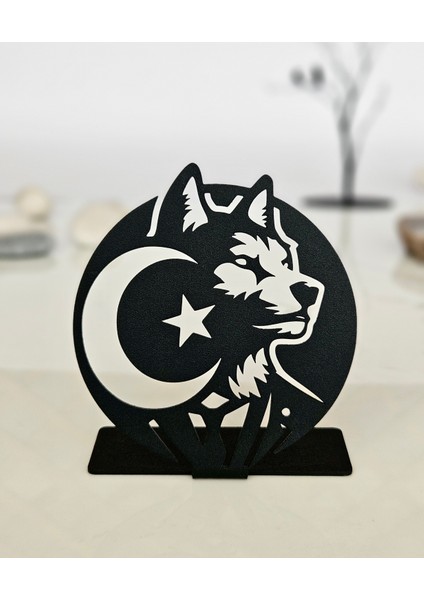 Türk Askeri & Bozkurt Figürlü Lazer Kesim Metal Dekor Seti (2’li) modelleri