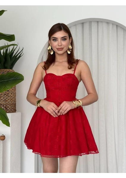 Toba Ip Askılı Elbise M-Altın modelleri