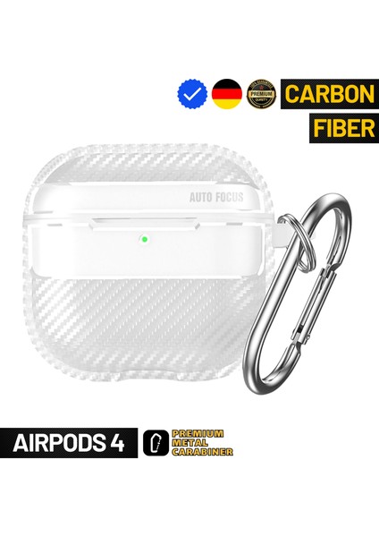 4. Nesil Uyumlu Karbon Fiber Hybrid Polymer Technology Premium Kulaklık Kılıfı