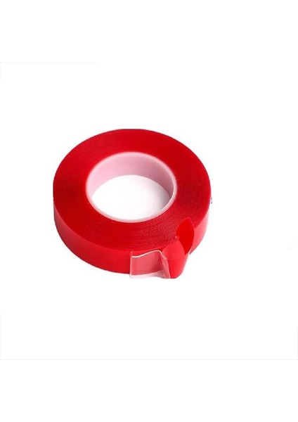 Çift Taraflı Akrilik Yapışkanlı Vhb Silikonize Köpük Montaj Bant 16MM x 183CM 3 Adet