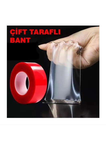 Çift Taraflı Akrilik Yapışkanlı Vhb Silikonize Köpük Montaj Bant 16MM x 183CM 5 Adet fiyatları