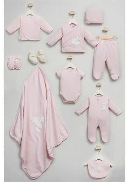 My Baby Kumsal Bebitof % 100 Coton 10 Lu Hastane Çıkışı Yeni Sevimli Kedi Desenli Pembe 10115 fırsatları