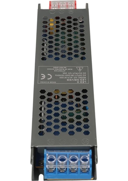 Ledx ALN-M1225 12 Volt 25 Amper 210X25X18MM Ultra Slim Metal Kasa Adaptör Şerit LED Adaptörü modelleri