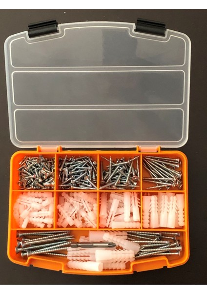 292 Parça 12 Çeşit Vida Seti, Dübelli Sunta Vidası Seti,matkap Ucu Bits Uç ve Takım Çantası fiyatları