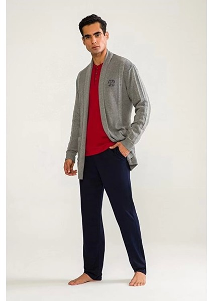 D's Damat 03004 5'li Triko Robdöşambr Damat Pijama Seti modelleri