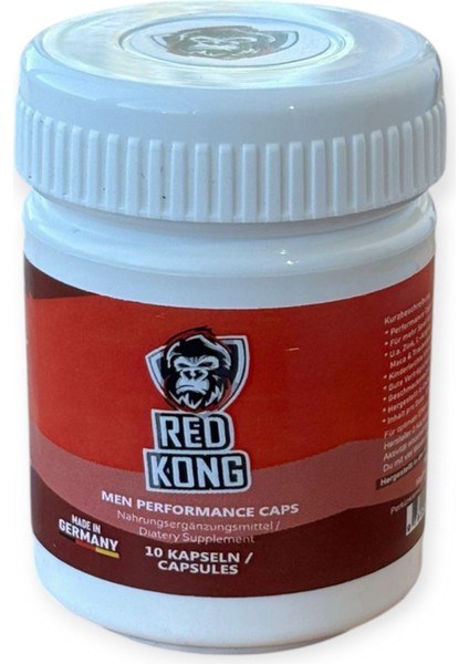 Red Kong For Men Erkeklere Özel Destekleyici Ürün 10 Capsules modelleri