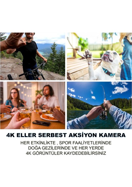 Mini Wifi Aksiyon Kamerası 4K Giyilebilir Aksiyon Kamera - Su Geçirmez Tasarım - Ses ve Görüntü - Motorsiklet Görüntü Kaydı - Aksiyon Görüntü Kaydı fiyatları
