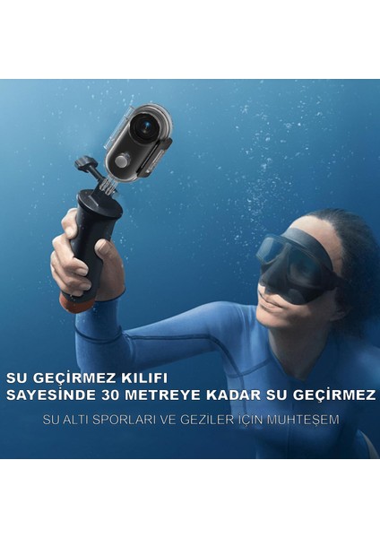 Mini Wifi Aksiyon Kamerası 4K Giyilebilir Aksiyon Kamera - Su Geçirmez Tasarım - Ses ve Görüntü - Motorsiklet Görüntü Kaydı - Aksiyon Görüntü Kaydı