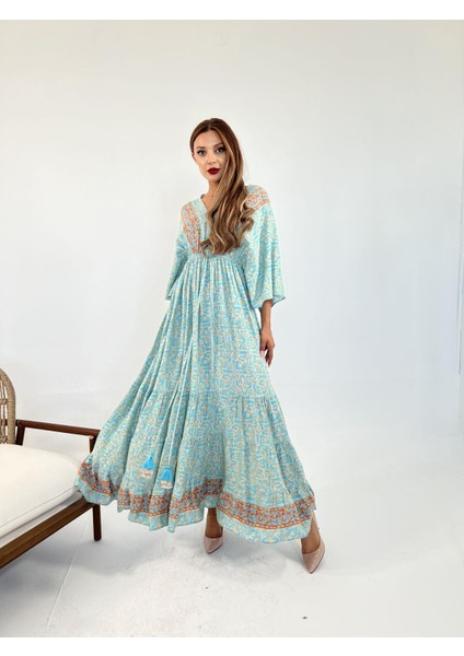 6389 Elbise-Mint S-Mi̇nt
