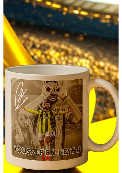 Youssef Fenerbahçe Baskılı Kahve Porselen Kupa Bardak fırsatları