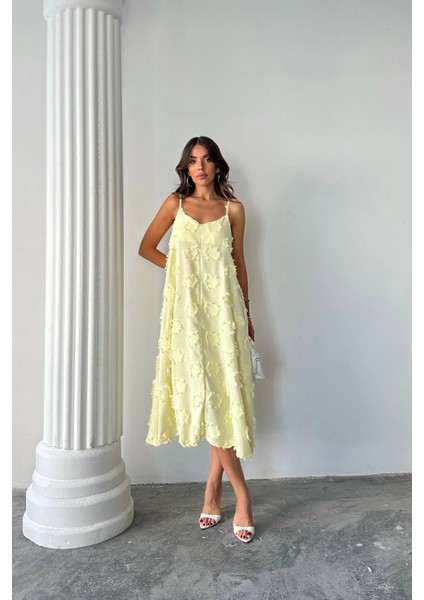 Kadın Fisto Dokulu Salaş Kesim Yazlık Elbise NBG098 indirimleri