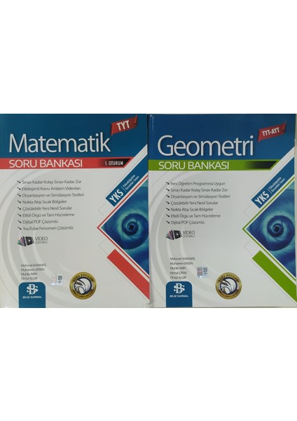 Bilgi Sarmal Yayınları Tyt Matematik+Geometri Tyt+Ayt Soru Bankası+