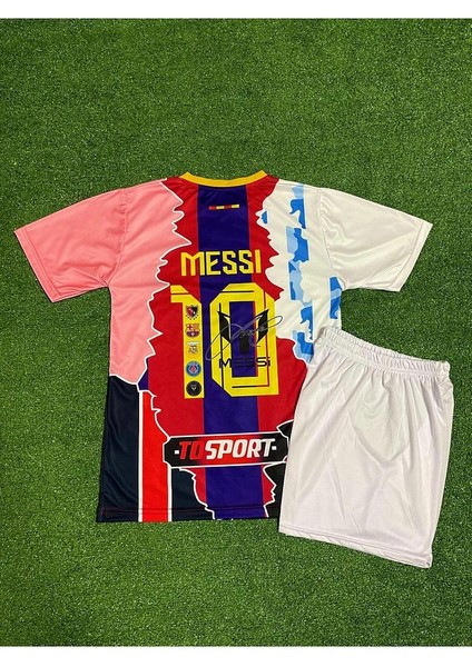 Lionel Messi Tüm Kulüpler Özel Konsept Çocuk Forması