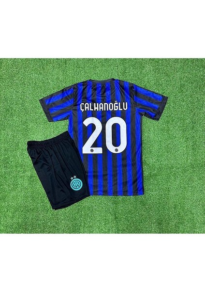Inter 2024/25 Yeni Hakan Çalhanoğlu Iç Saha Çocuk Forması