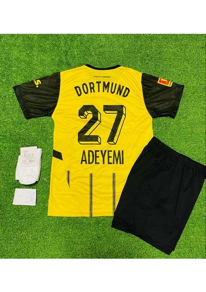 Dortmund 2024/25 Yeni Sezon Karim Adeyemi Iç Saha Çocuk Forması 4’lü Set modelleri
