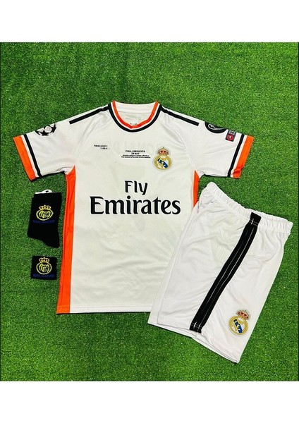 R.e.a.l M.a.d.r.i.d 2014 Lizbon Şampiyonlar Ligi Finali Cristiano Ronaldo Forması 4'lü Set (Armalı) fırsatları