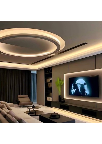 5 Metre Gün Işığı LED Işık Gizli Tavan Işık Bandı Aydınlatma Ev Oda Salon Tv Ünite Mutfak SB-6555 modelleri