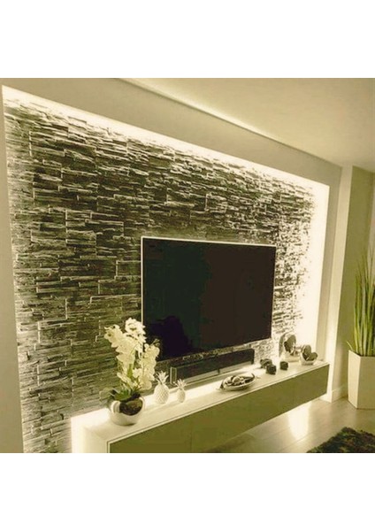 5 Metre Gün Işığı LED Işık Gizli Tavan Işık Bandı Aydınlatma Ev Oda Salon Tv Ünite Mutfak SB-6555