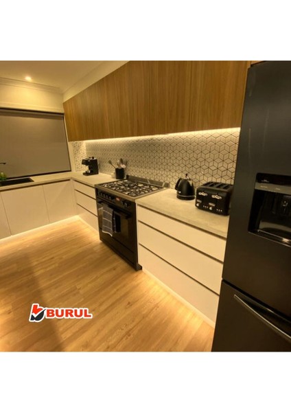 5 Metre Gün Işığı Şerit LED Işık Dimmer Kumandalı Mutfak Tezgah Çalışma Masası Raf Işık SB-6557 indirimleri