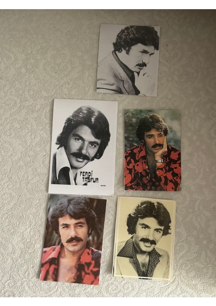 Ferdi Tayfur Nostalji Sticker Kağıt Poster - A5 Boyut Yapışkanlı Sticker (5ADET)